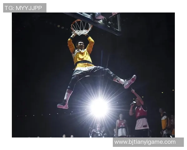 篮球明星运动会精彩瞬间扣篮集锦展现运动员的激情与风采